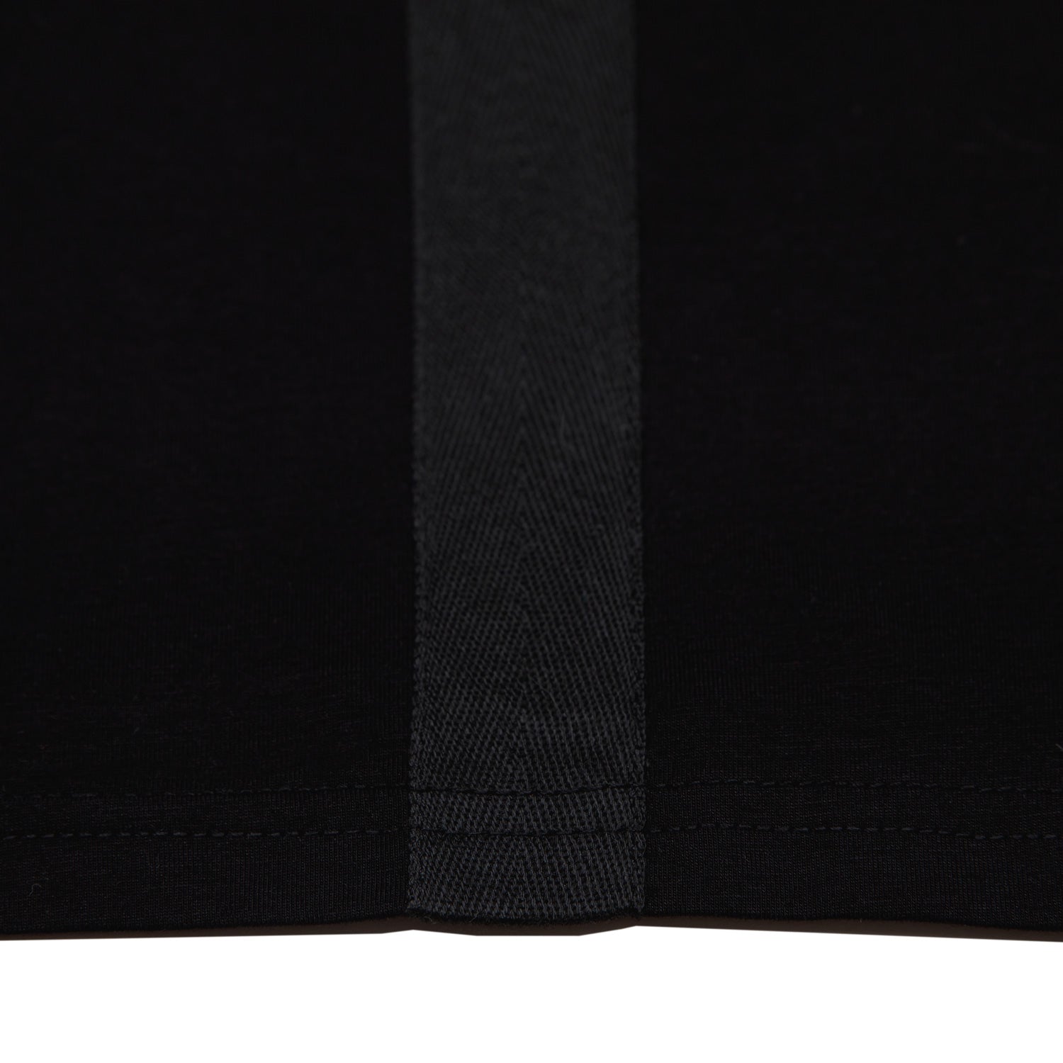 Deep black, T-shirt, shirt, man, plane tee, soft cotton, sleek, detail view,